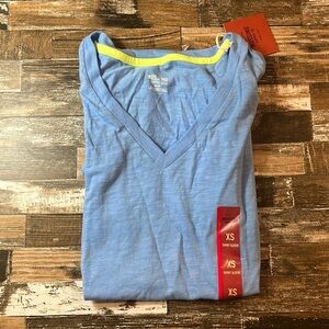 BRAND NEW blue v neck